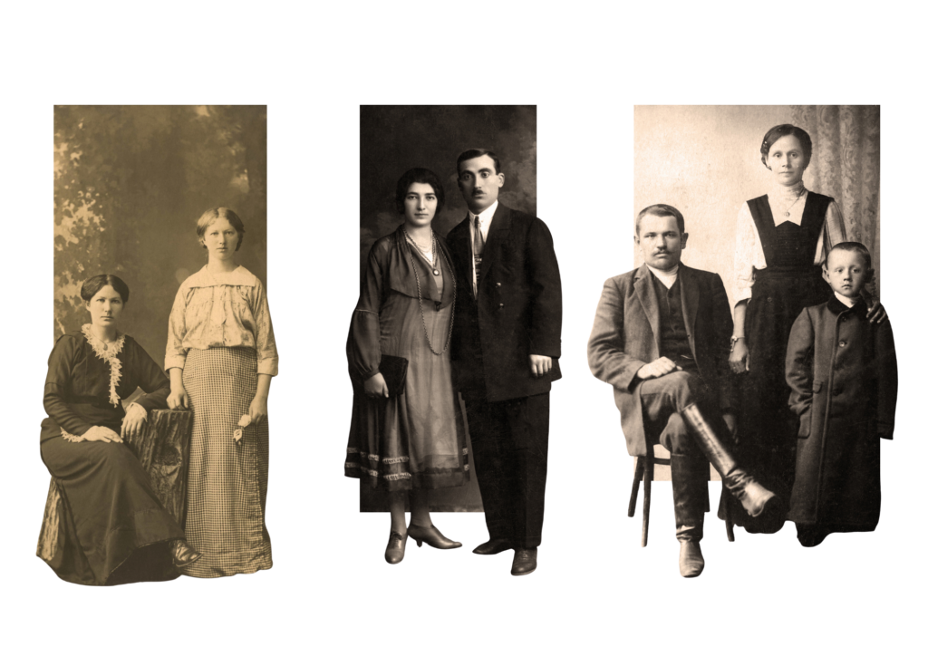 Mise en relief sur d'anciennes photos