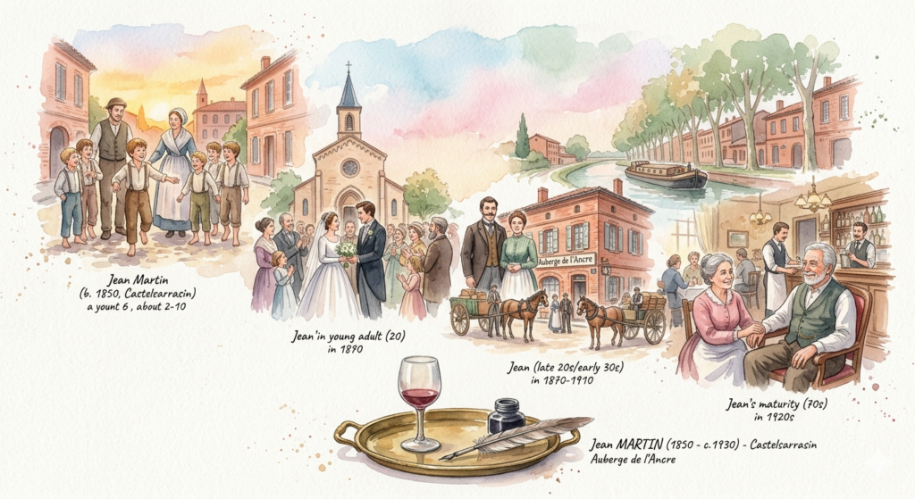 Portrait de vie générée à l'aquarelle avec GEMINI