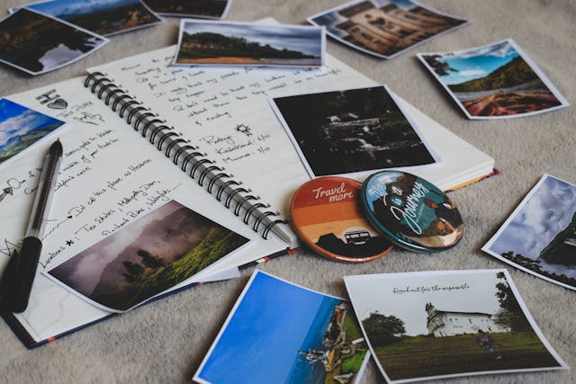Carnet de notes & photos souvenirs